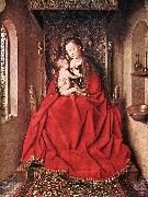 Suckling Madonna Enthroned ss EYCK, Jan van